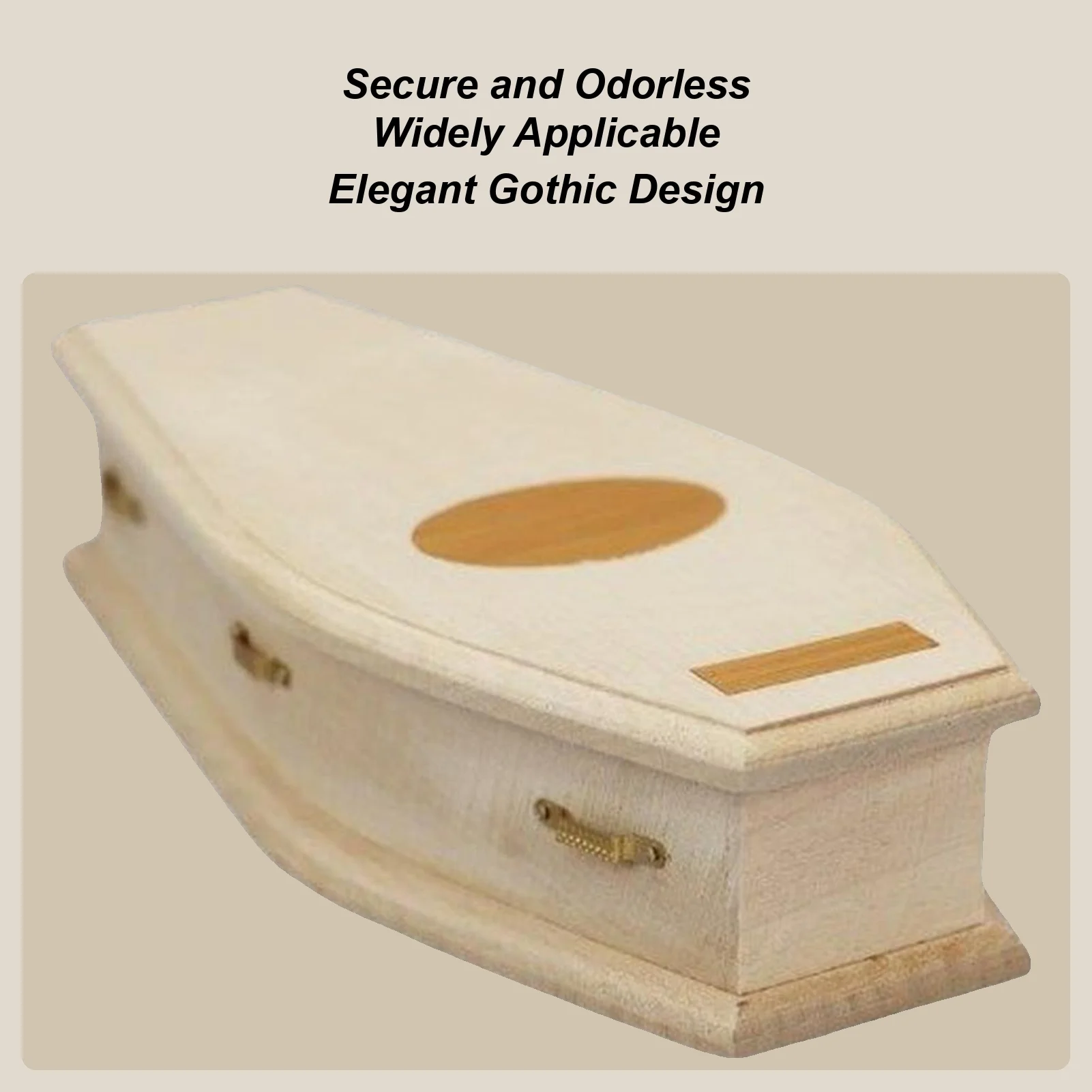 Mini ataúd para decoración de casa de muñecas, muebles de decoración de Halloween, muebles para casa de muñecas para escritorio, estantería para niños y niñas