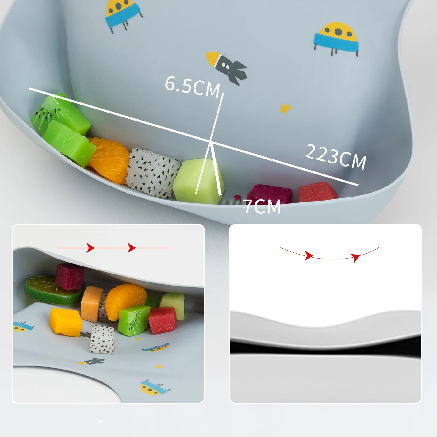 Baberos impermeables de dibujos animados para bebé, babero de alimentación de silicona suave para niño, material de verano para bebé, Baberos para alimentar a niña y niño, paños para eructar, nuevo - imagen 5