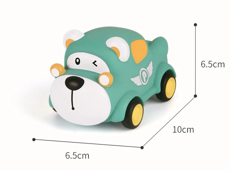 Coche de juguete para bebé, coches suaves y resistentes, juguetes para tirar hacia atrás, Mini coche de carreras, juguete educativo para niños, niños y niñas de 1, 2, 3, 4, 5 años - imagen 3