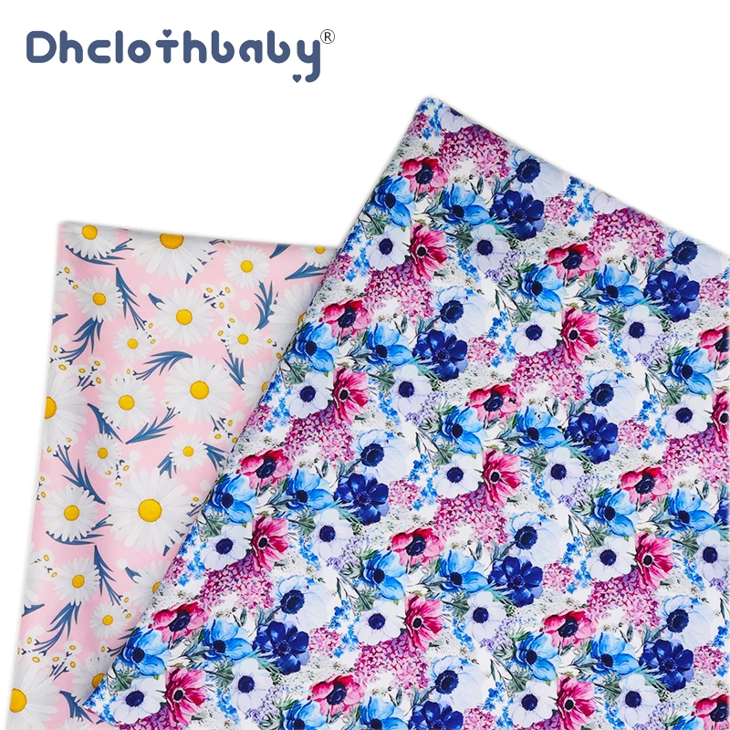 Tela PUL impermeable estampado floral de animales para pañales de bebé - imagen 2