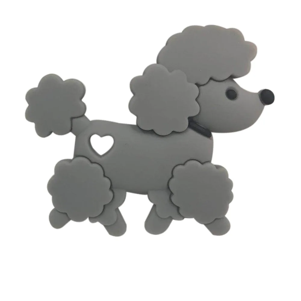 Mordedor de silicona sin BPA para bebé, juguete de dentición de oso de peluche de roedor de dibujos animados, COLLAR COLGANTE, accesorios para masticar - imagen 5