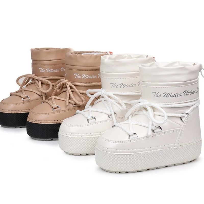 Botas de nieve para niños con suela antideslizante y cálido forro polar - imagen 3