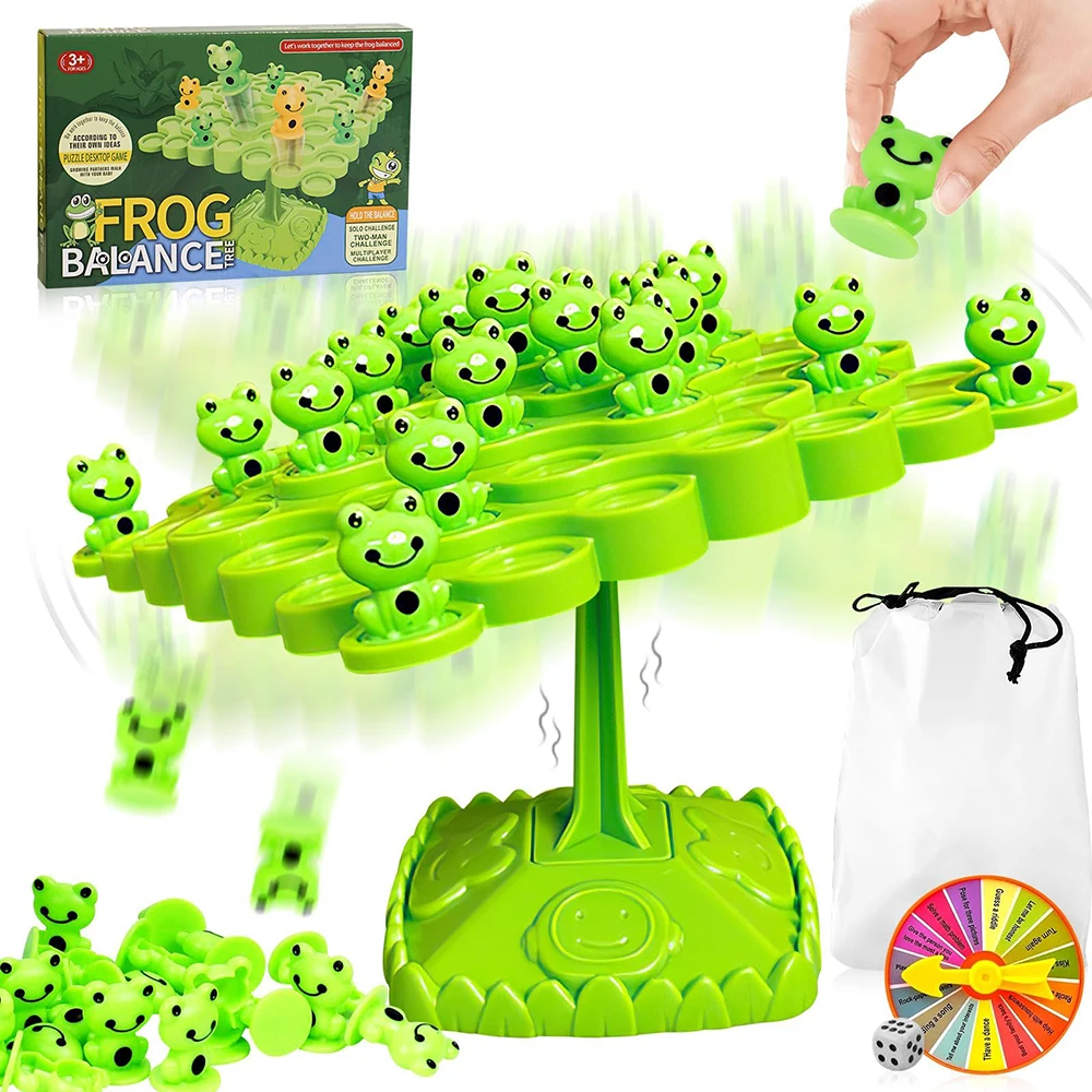 Árbol de equilibrio rana Montessori – juego educativo niños - imagen 2