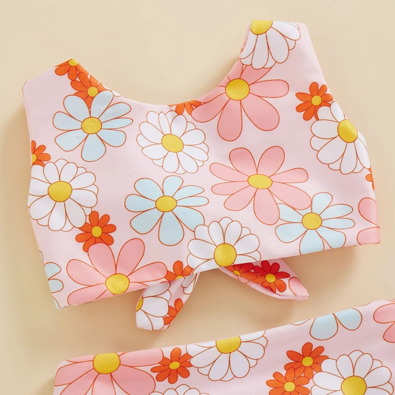 Conjunto de baño niña con sombrero y lazo - imagen 5