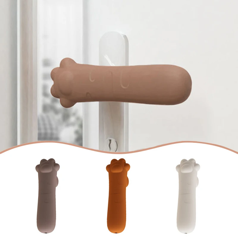 Protector de pomo de silicona infantil – Antigolpes con garra de gato - imagen 2