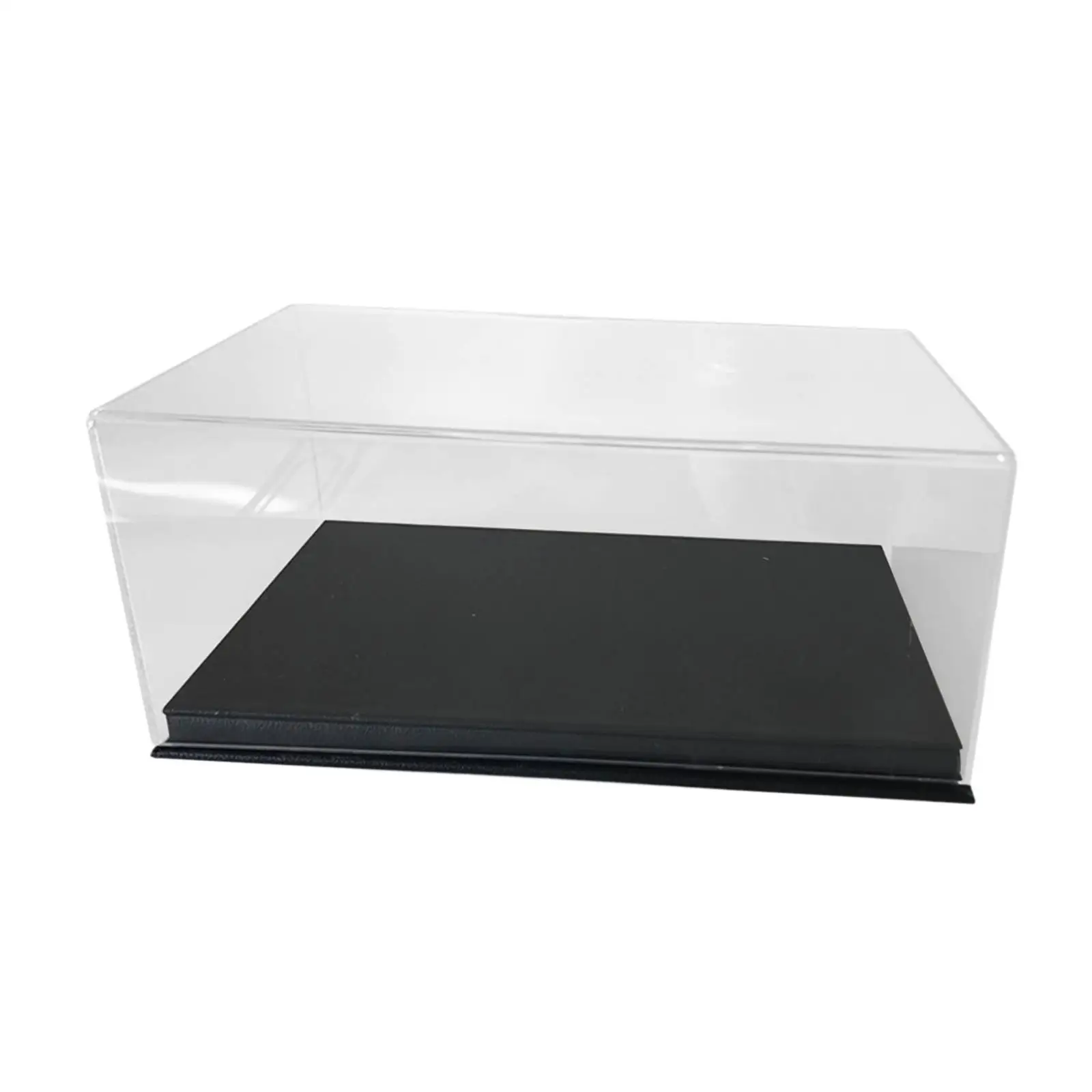 Acrylic Display Case with Base Figure Display Case for Dolls Toys Model Cars