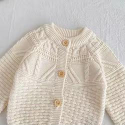 Cárdigan MILANCEL de punto para bebés niña – Otoño