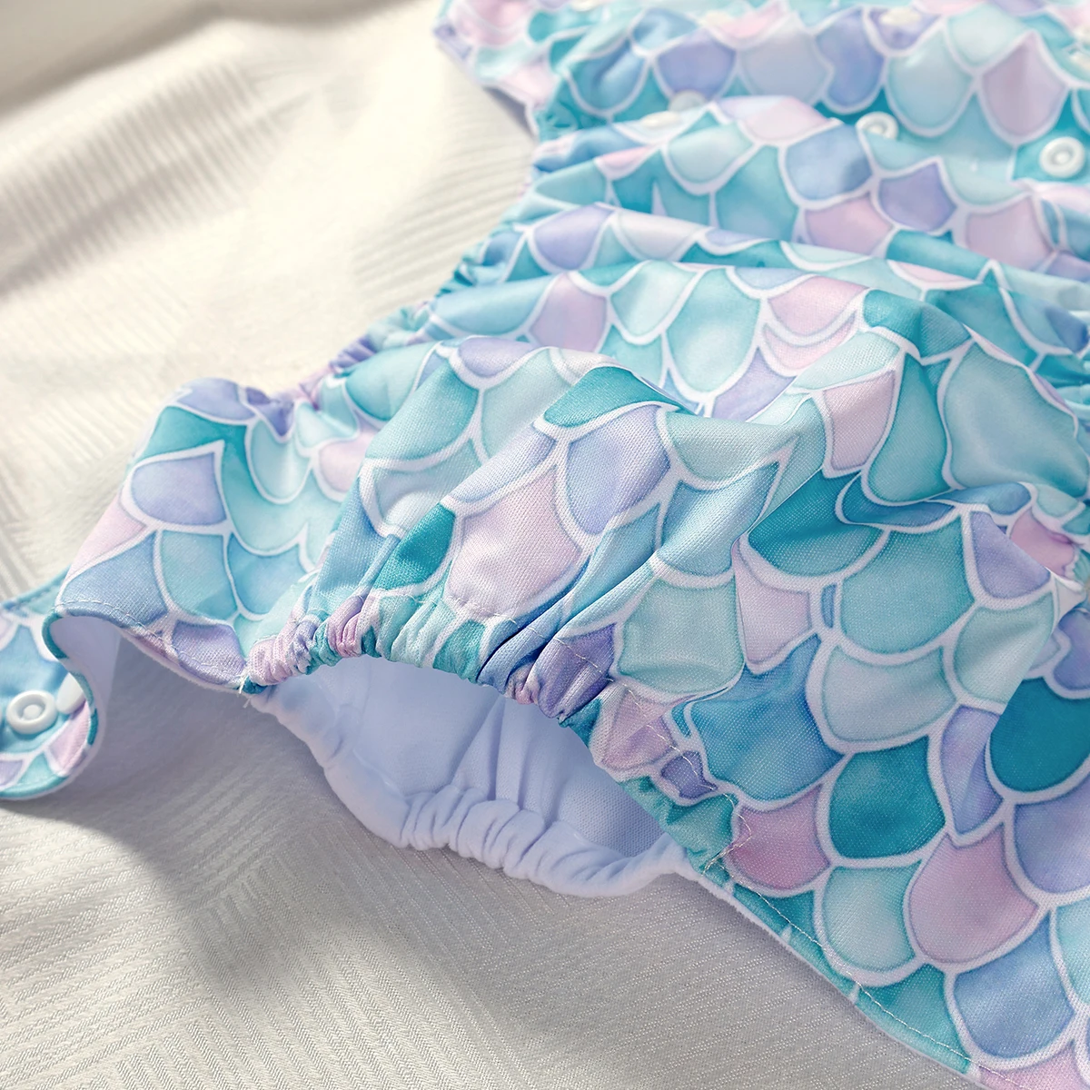 Pañales lavables de tamaño ajustable, suaves, agradables para la piel, transpirables, para bebés de 3 a 15kg, 3 uds. - imagen 3