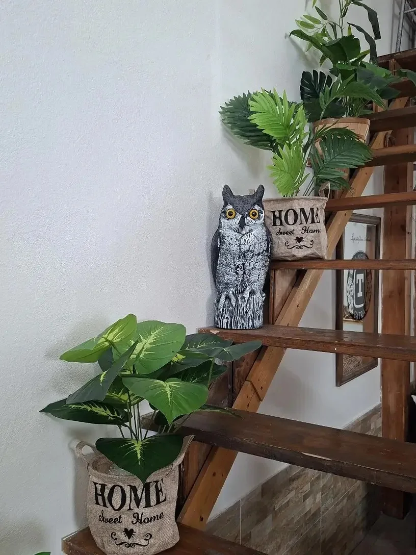 Cesta pequeña de escritorio con estampado de letras, caja de almacenamiento con marco redondo, cesta de almacenamiento con revestimiento impermeable plegable - imagen 3