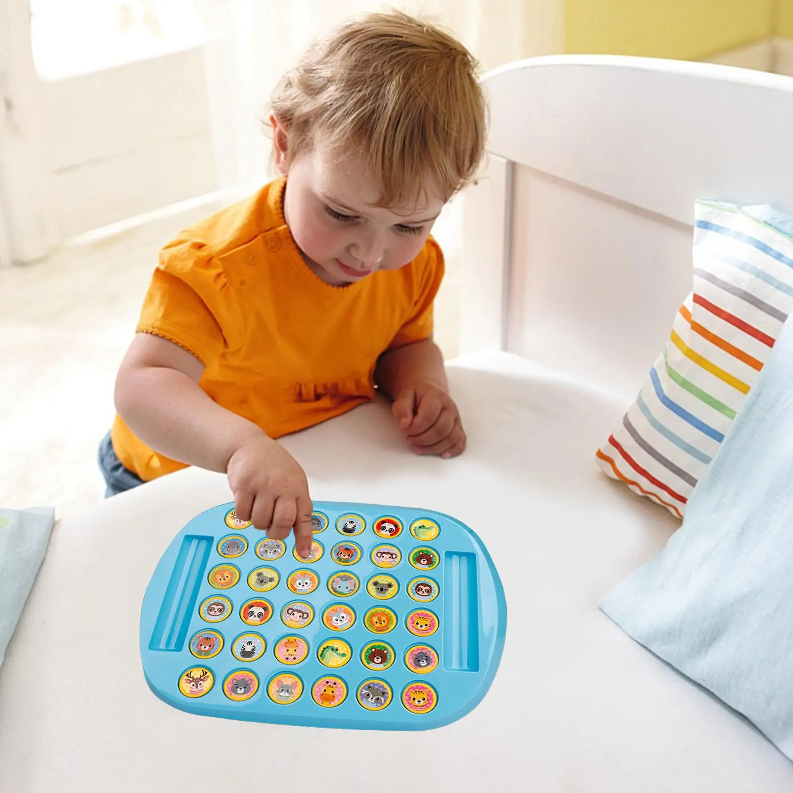 Juego de memoria a juego con diseño de frutas y animales, juguetes educativos, juego de mesa de estrategia a juego para niños pequeños y familia - imagen 3