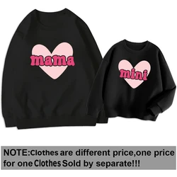 Mamá Mini Sudadera familiar romántica para toda la familia