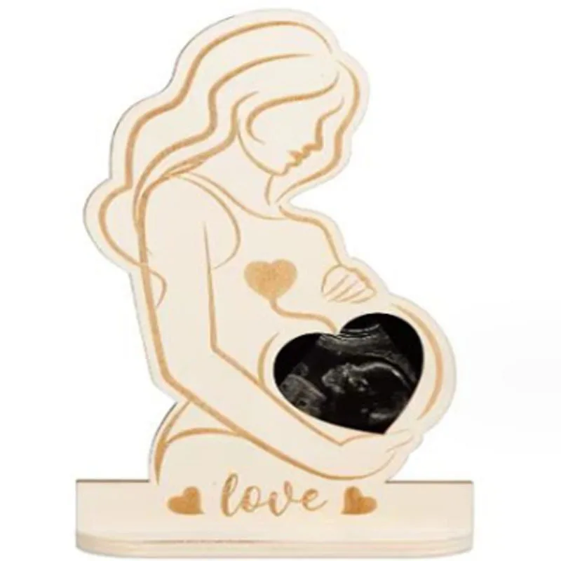 Placa conmemorativa de nacimiento de madera para bebé - imagen 3