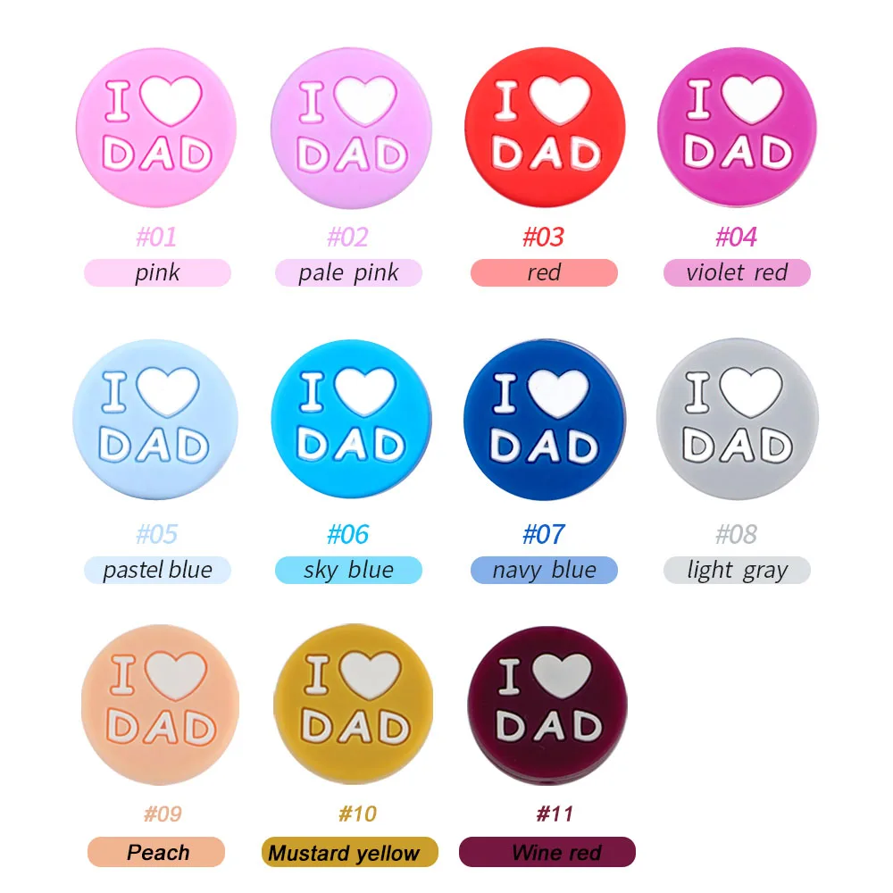 10pcs Love Dad Mix