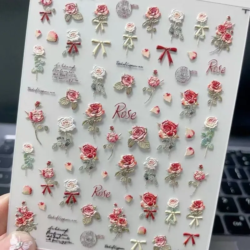 Calcomanías decorativas de rosas – Acabado mate vintage para niños - imagen 5