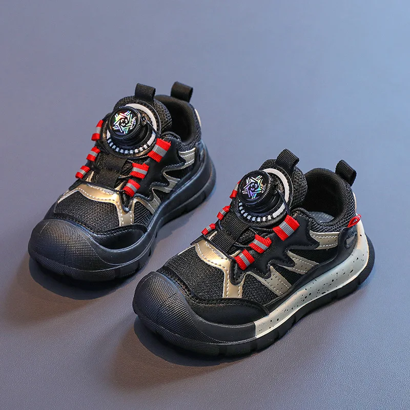 Zapatillas de deporte de primavera, nueva moda, zapatos sencillos para niña, comodidad, suela suave, antideslizantes, zapatos para niño, zapatillas deportivas informales ligeras y transpirables - imagen 2