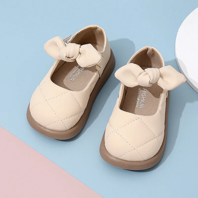 Zapatos escolares Lefu de cuero para niñas – Suela suave - imagen 4