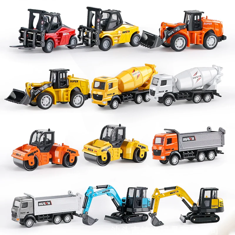 Huina 1:80 Conjunto Vehículos Juguete Construcción Para Niños - imagen 2