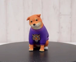 Qualia Figura Shiba Inu articulada – Juguete tierno decorativo