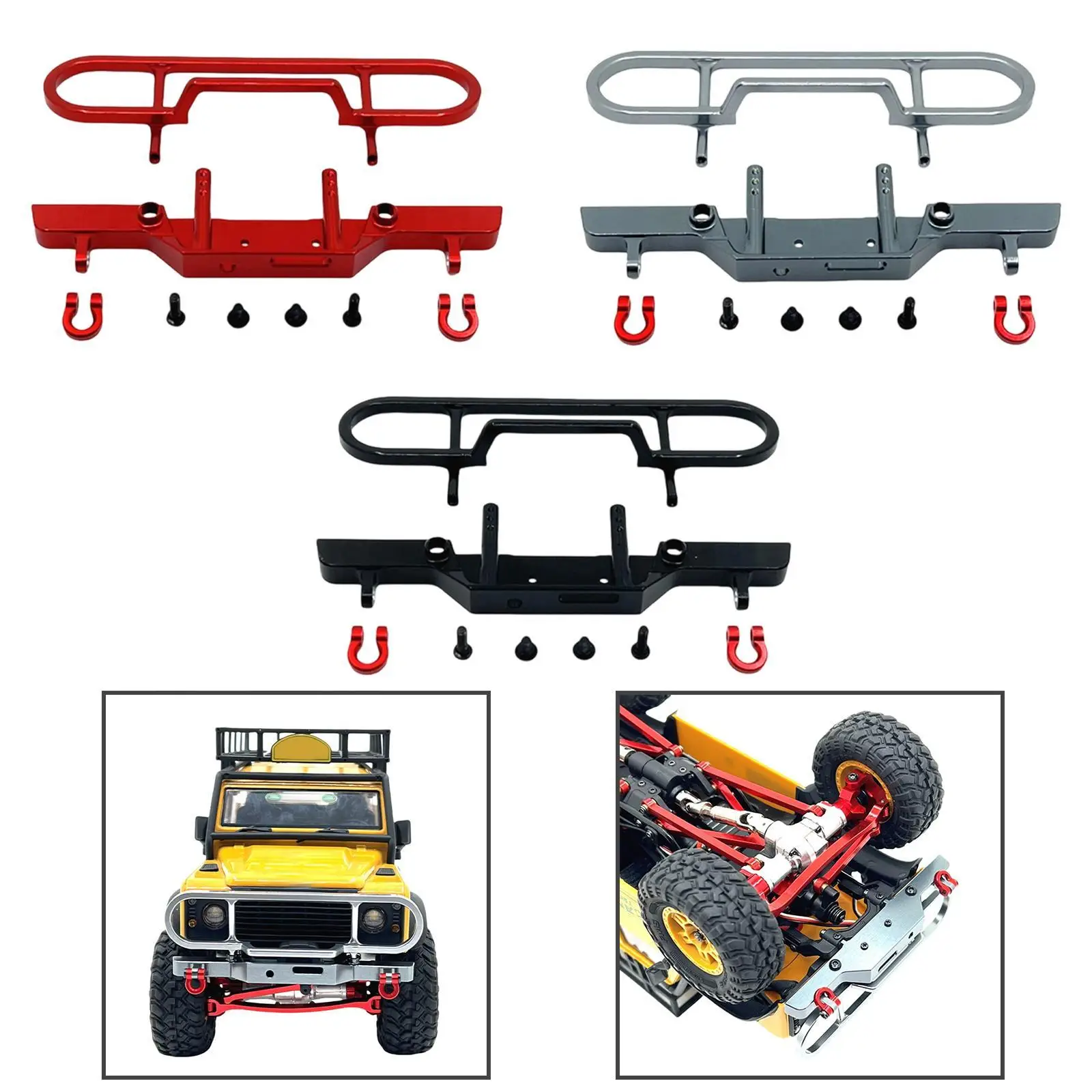 Parachoques delantero RC de fácil instalación para coche teledirigido