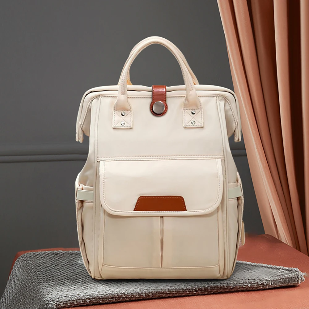 Bolsa maternidad piel sintética impermeable cómoda para bebé - imagen 2