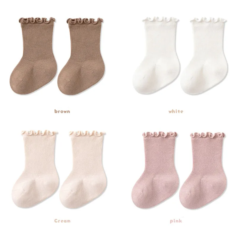 Calcetines de tubo Milangel para niña pequeña – Cálidos y suaves