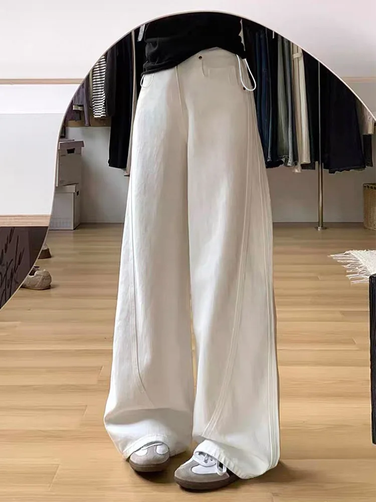 Pantalones maternity con soporte de vientre – Cintura alta elástica - imagen 5