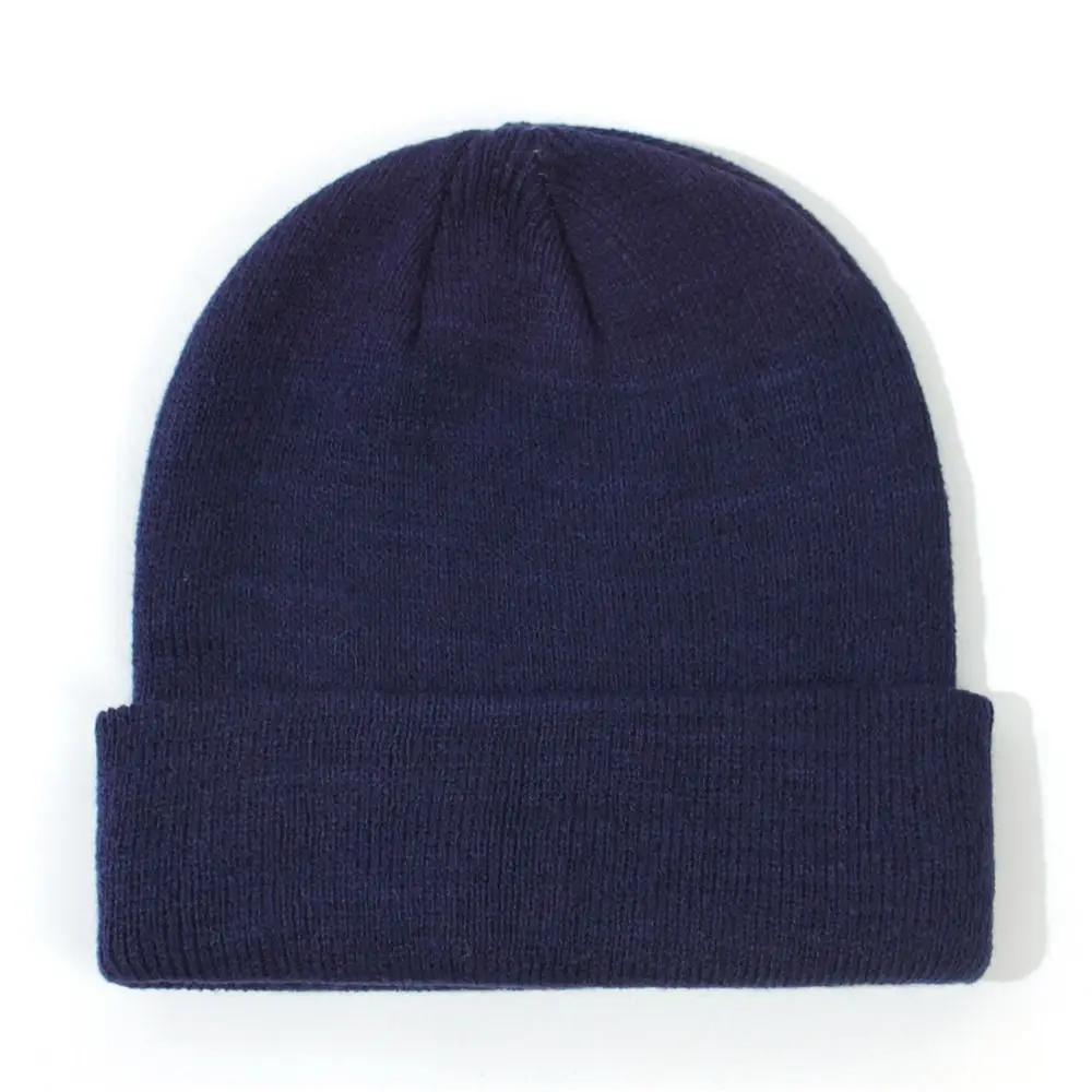 Gorro de invierno liso para niños de 2 a 6 años, gorros cálidos de punto suave, gorros de esquí para niños y niñas - imagen 3