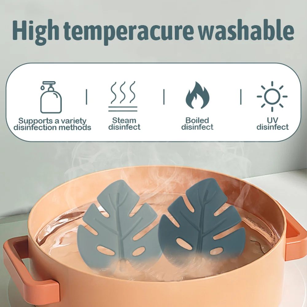 TYRY.HU-mordedor de silicona con forma de hoja de dibujos animados para bebé, sonajero de dentición de silicona de calidad alimentaria para el cuidado del recién nacido, juguete Molar infantil, 1 ud. - imagen 3