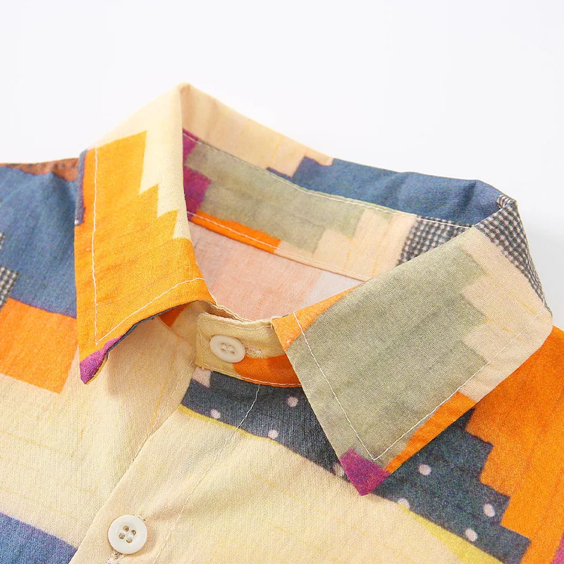 Conjunto verano de algodón para niño con top y shorts - imagen 4