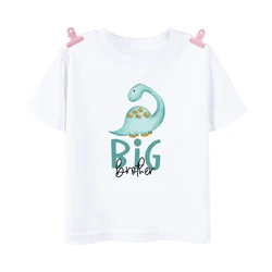 Camiseta a juego dinosaurio para niños y niñas – Top verano