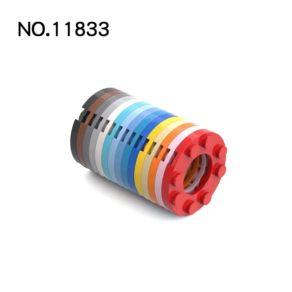 20 piezas MOC monta partículas 11833 4x4 por bloques de construcción parti mattoni diy modello sfuso giocattoli educativos por p - imagen 3