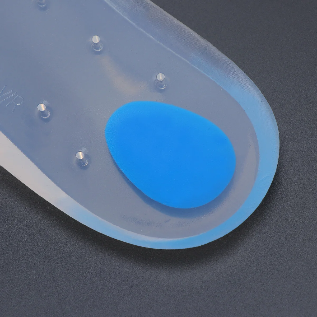 Par de plantillas de silicona transparente, tamaño 44, inserciones de zapatos transpirables para fascitis Plantar, dolor en el talón, soporte para el arco, almohadillas para los pies - imagen 4