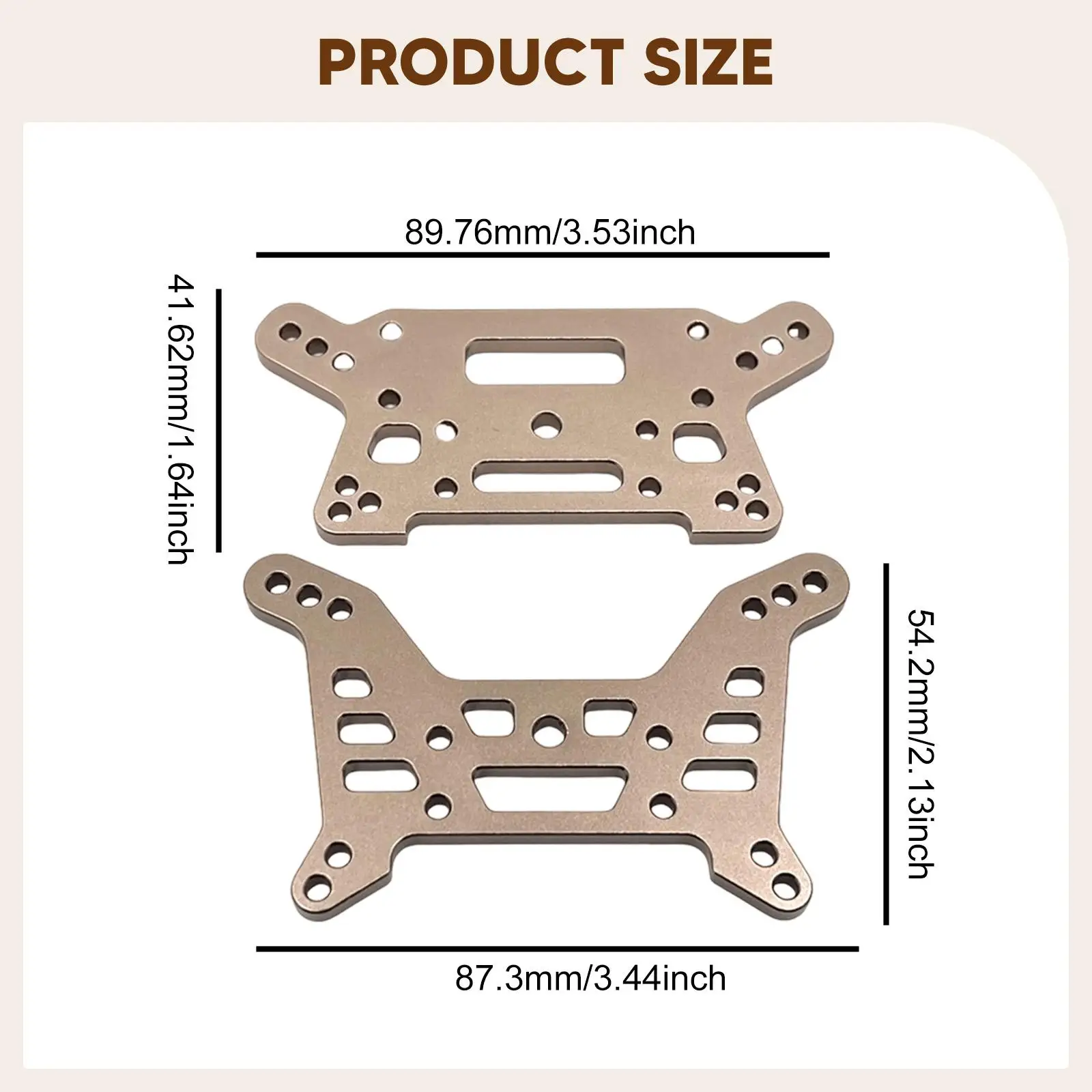 Shock Tower for 1/7 Scale 7303 7304 Remote Control Toy Car RC Car Parts Upgrade Shock Mounts Professional Quick Installation