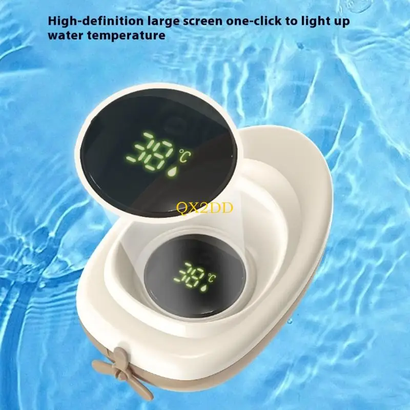 Termómetros agua para bebés QX2D con alertas codificadas color pantalla digital para seguridad del - imagen 4