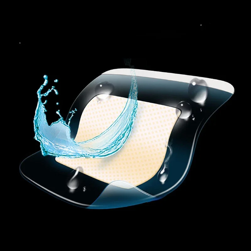 20 unids/pack tirita impermeable vendaje para heridas cinta médica transparente esterilizada herida película de PU yeso adhesivo - imagen 4