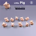 10pcs Pigs