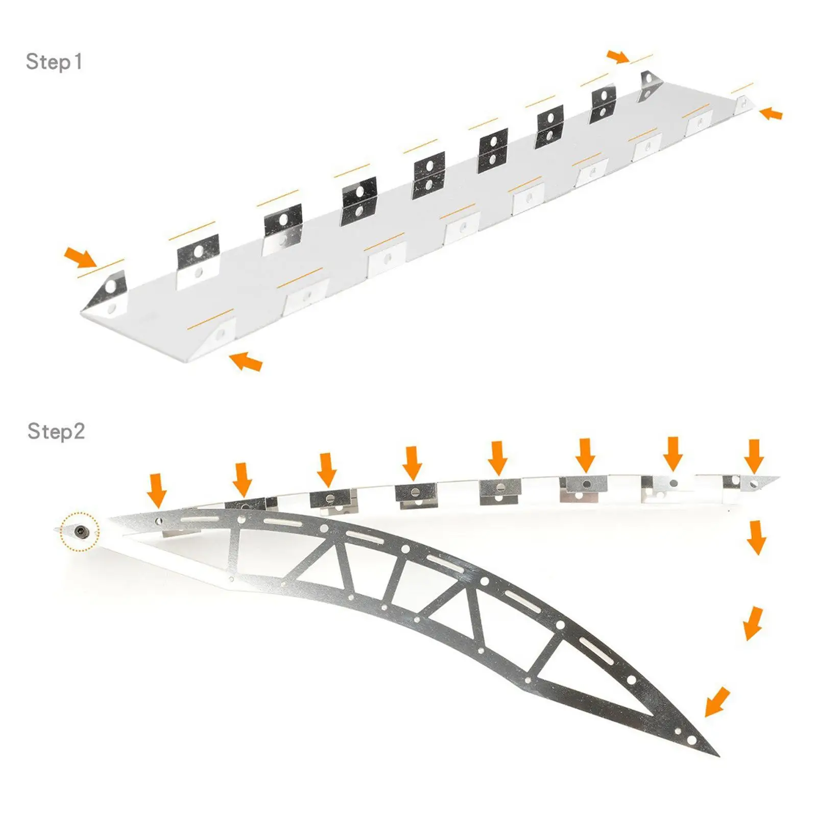 Puente de obstáculos para escalada infantil – Rampa acero inoxidable - imagen 3