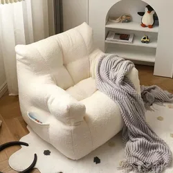 LazyChild Sofá infantil con diseño animado y tela de terciopelo suave