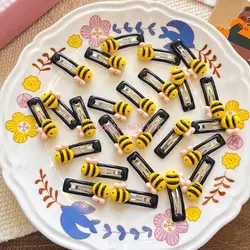 Clip antideslizante de pelo niños estampado mariquitas