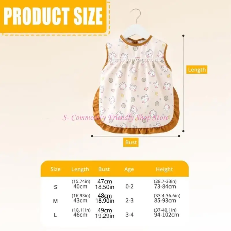 Babero impermeable alimentación bebé con estampado de dibujos animados - imagen 4