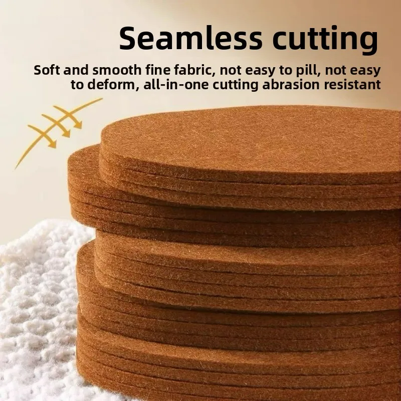 2 plantillas de fieltro engrosadas de invierno para hombres y mujeres, transpirables, absorbentes del sudor, suaves, cómodas y resistentes a olores - imagen 3