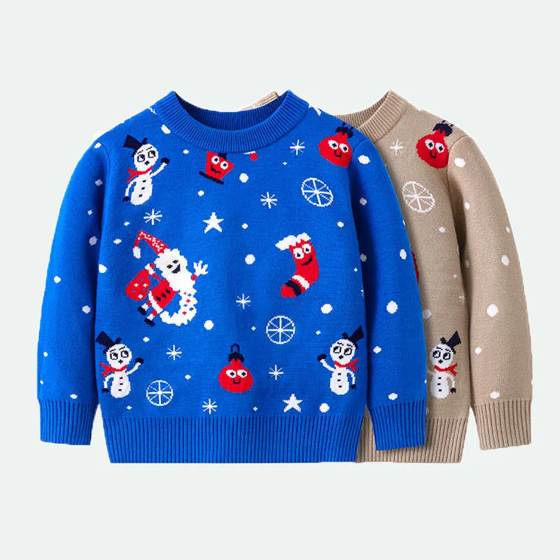 Suéter de Navidad para niño – Punto cálido Papá Noel - imagen 2