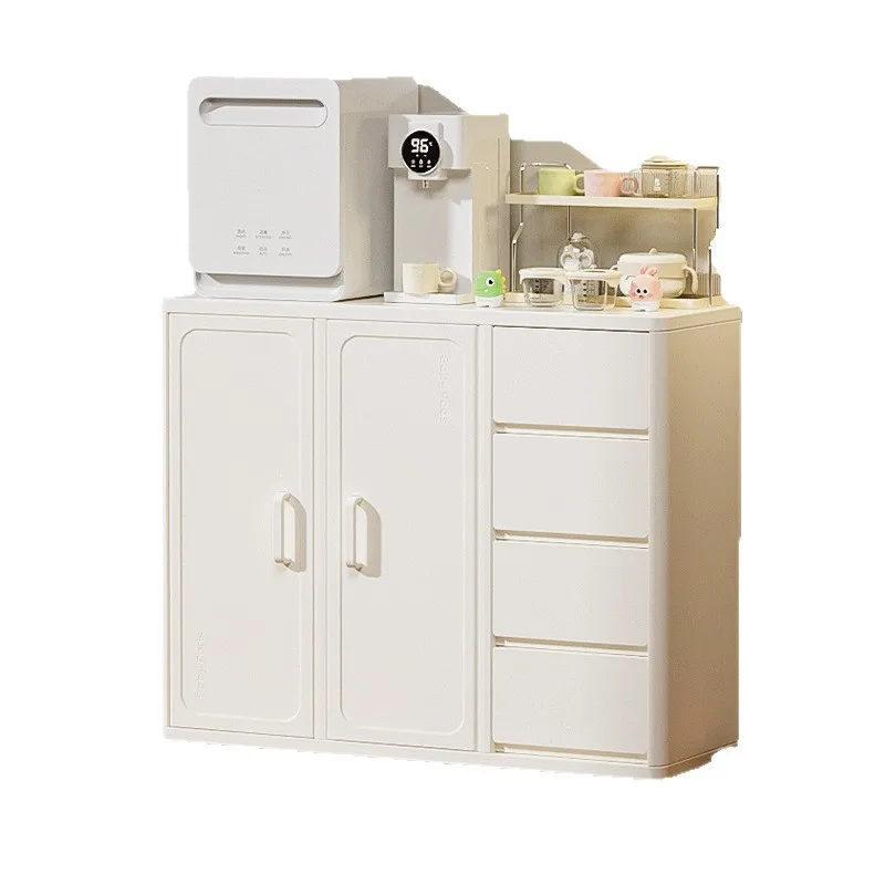 Gabinete de almacenamiento grande para bebés, organizador de guardarropa para niños pequeños, estante de almacenamiento para niños con estantes ajustables, materiales seguros para guardería - imagen 5