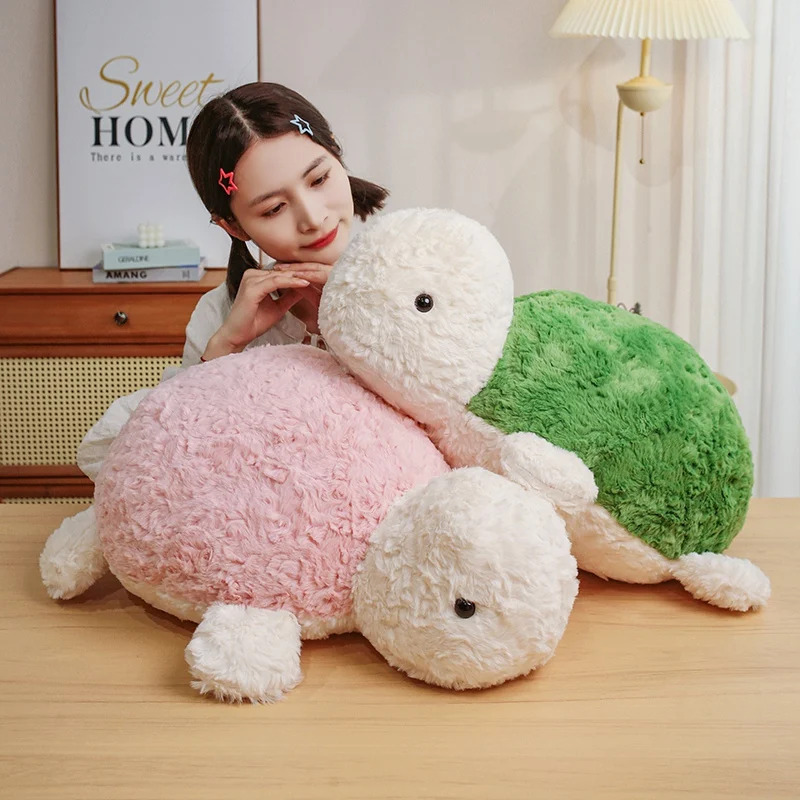 Peluche tortuga suave para bebé como cojín decorativo infantil - imagen 2