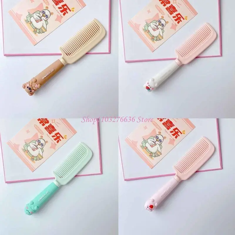 R6FD Baby Comb Girls Bath Combina animales Manejo animales Massager Combs Care-Care Product - imagen 2
