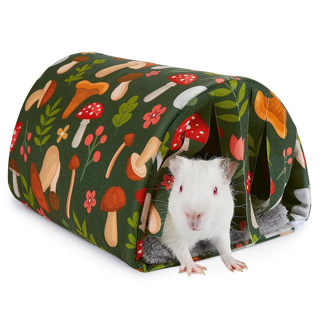 Colector de conejillo de indias para hámster de algodón lavable, ocultador de conejillos de indias, hábitats de casa, cama acogedora de conejo para accesorios para hámster de mascotas - imagen 2