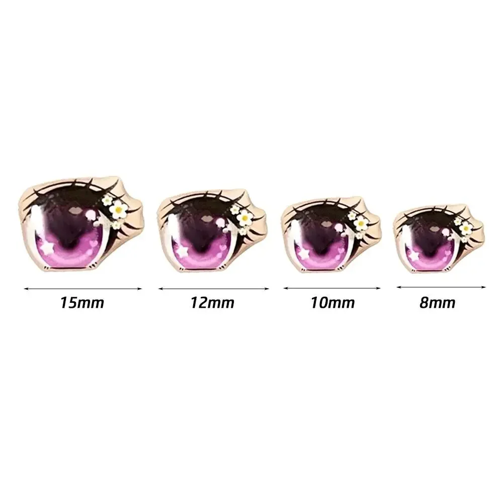 Pegatinas de ojos decorativas para manualidades anime – Set adhesivos de 8 a 15mm - imagen 5