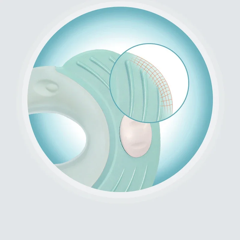 Gorro de silicona para lavar el pelo del bebé – Orejas de cerdo - imagen 4