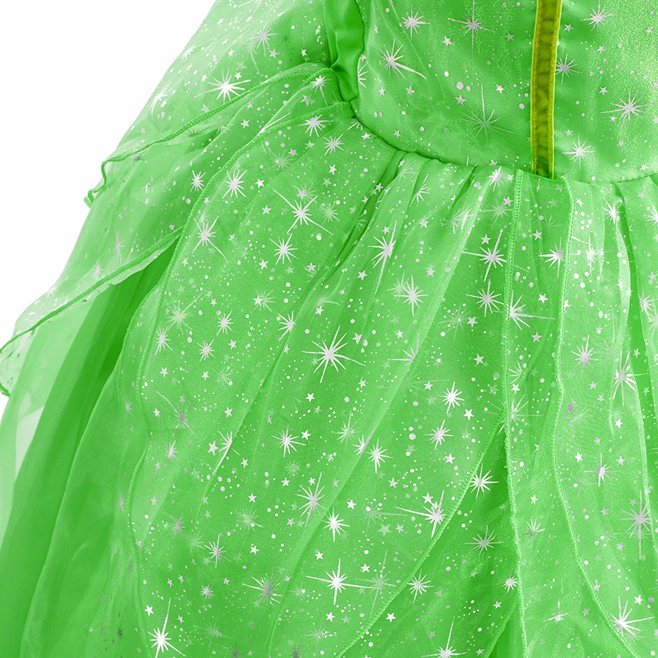 Vestido verde esmeralda para niña – Fiestas y celebraciones - imagen 4