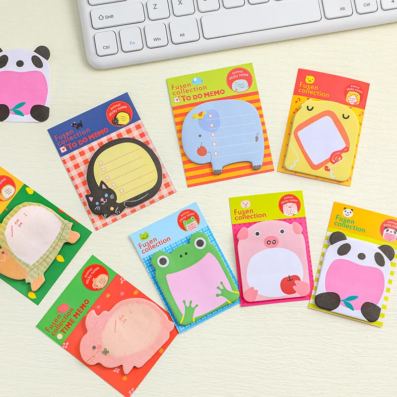 Notas adhesivas con animalitos para niños – Material escolar - imagen 2
